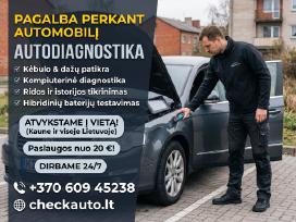 Pagalba perkant automobilį/autodiagnostika