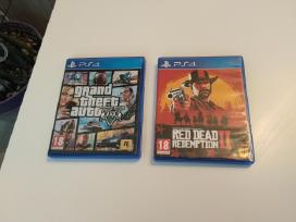Ps4 žaidimu diskai tinka Ps5 Gta 5 Rdr 2