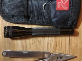 Leatherman peilis +mini maglite