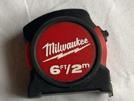 Skelbimo 'Originali Milwaukee 2m ir 6 ft ruletė' paveikslėlis