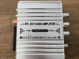 Naujas mini stiprintuvas Rms 20wx2 + 40w sub