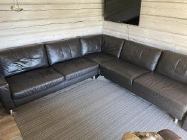 Odinė kampinė sofa su miegama funkcija