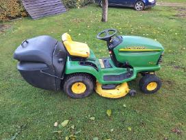 John Deere Ltr180 galingas sodo traktoriukas 17hp