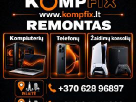 Kompiuterių, telefonų ir konsolių remontas