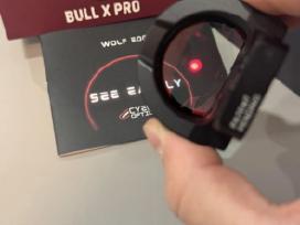 Bull X pro kolimatorius naujas nenaudotas 250eur
