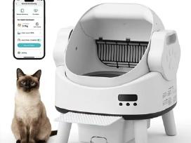 Automatinis kačių tualetas robotas