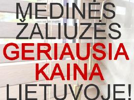 Medinės žaliuzės internetu - geriausia kaina LT