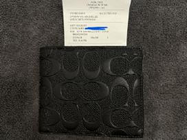 Skelbimo 'Coach vyriška piniginė su kortelių dėklu – nauja' paveikslėlis