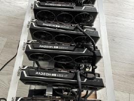 Mining Rig, Gpu, Rx 6800xt 16gb vaizdo plokštės