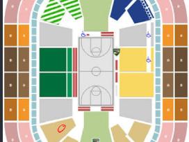 Žalgiris Asvel bronzine zona 1aukstas 2 bilietai