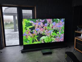 92 colių floor rising prokektoriaus ekranas Alr