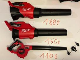 Nauji Milwaukee Lapu pustuvai M18/18v Akumuliatori