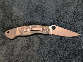 Peilis Spyderco Military G-10 Camo Made in Usa