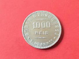 Brazilija 1000 reisų 1908,sidabras 0,900
