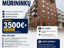 Darbas Švedijoje Mūrininkams