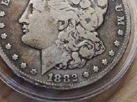 Skelbimo 'Sudabrine moneta Morgan dollar 1882 Cc, JAV' paveikslėlis