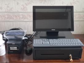 Pos sistema (kasos aparatas) praktiškai naujas