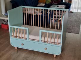 Ikea Myllra Kūdikio lovytė, su Lonas čiužiniu