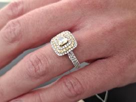 18k 750 1.38ct Sužadėtuvių Žiedas su Deimantais