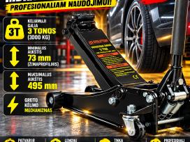 Hidraulinis domkratas 3t 73-495mm Žemaprofilinis