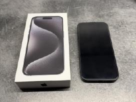 Parduodamas iPhone 15 Pro 128 GB pilnas komplektas