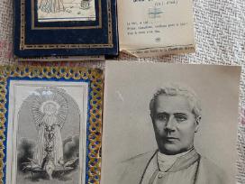 Skelbimo 'Didelis antikvarinių prancūziškų atvirukų ir malda' paveikslėlis
