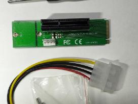 M.2 (key-m) į Pcie 4x adapteris / perėjimas