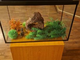 Naujas akvariumas 70litrų- 55€.