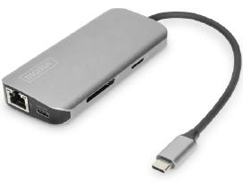 Digitus Da-70884 Usb-c šakotuvas 8 jungtys