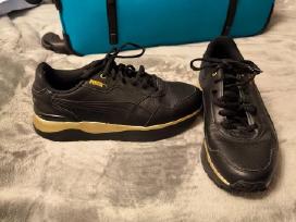 Skelbimo 'Puma odiniai sportiniai batai juodi su auksu 40.5' paveikslėlis