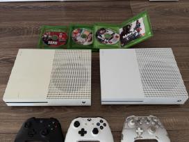 2x Xbox One S + žaidimai + pultai
