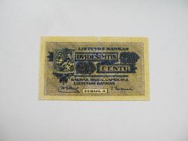 20 centu , Lietuva , 1922 lapkritis