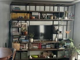 Oaky Oak Furniture industrinio stiliaus lentyna