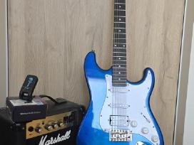 Donner gitara ir Marshall Mg10 24w kubas wireless