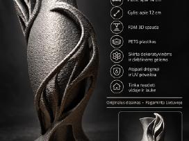 Skulptūrinės 3D vazos