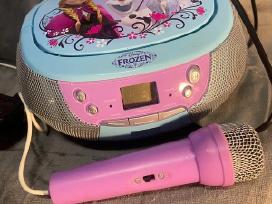 Disney Frozen CD grotuvas magnetofonas su mikrofon