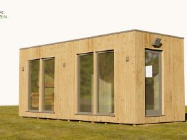 Makecabin modulinė pirtis su priepirčiu