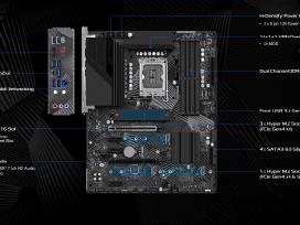 Asrock Z790 Pg Lightning / D4 pagrindinė plokštė