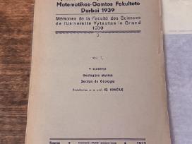 Skelbimo 'Geologijos skyrius. Vdu darbai 1939 m.' paveikslėlis