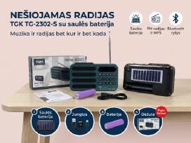 Skelbimo 'Nešiojamas radijas su saulės baterija Tgk' paveikslėlis