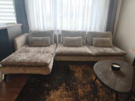 Naujas minkštas svetainės kampas kampinė sofa