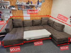Parduodama Erdvi U Formos Sofa-lova