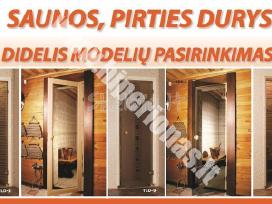 Pirties, saunos, garines durys Vilniuje