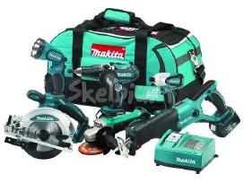 Makita, dewalt, bosch ir kiti akum komplektai