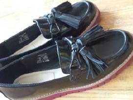 Zara juodi bateliai su bordo platforma