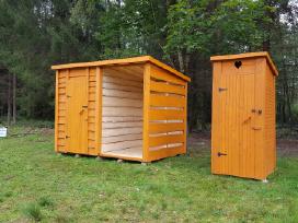 Lauko tualetai,lauko dušai,lauko WC,malkinės .