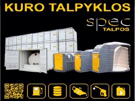 Kuro talpa. Kuro talpyklos. Kuro kolonėlė