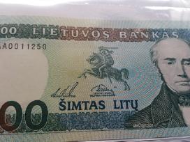 100 litų 1994 metų bankinio stovio kaina sutartinė