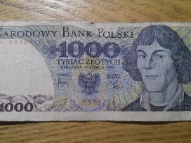 Lenkijos 1000 zlotų 1982 m.