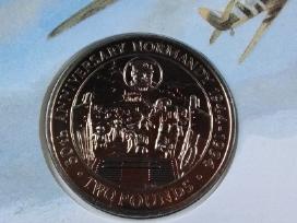 Moneta Guernsey 1994m. 2 svarai, cu-ni